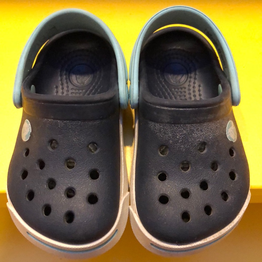 CROCS Navy Blue Baby Walkers